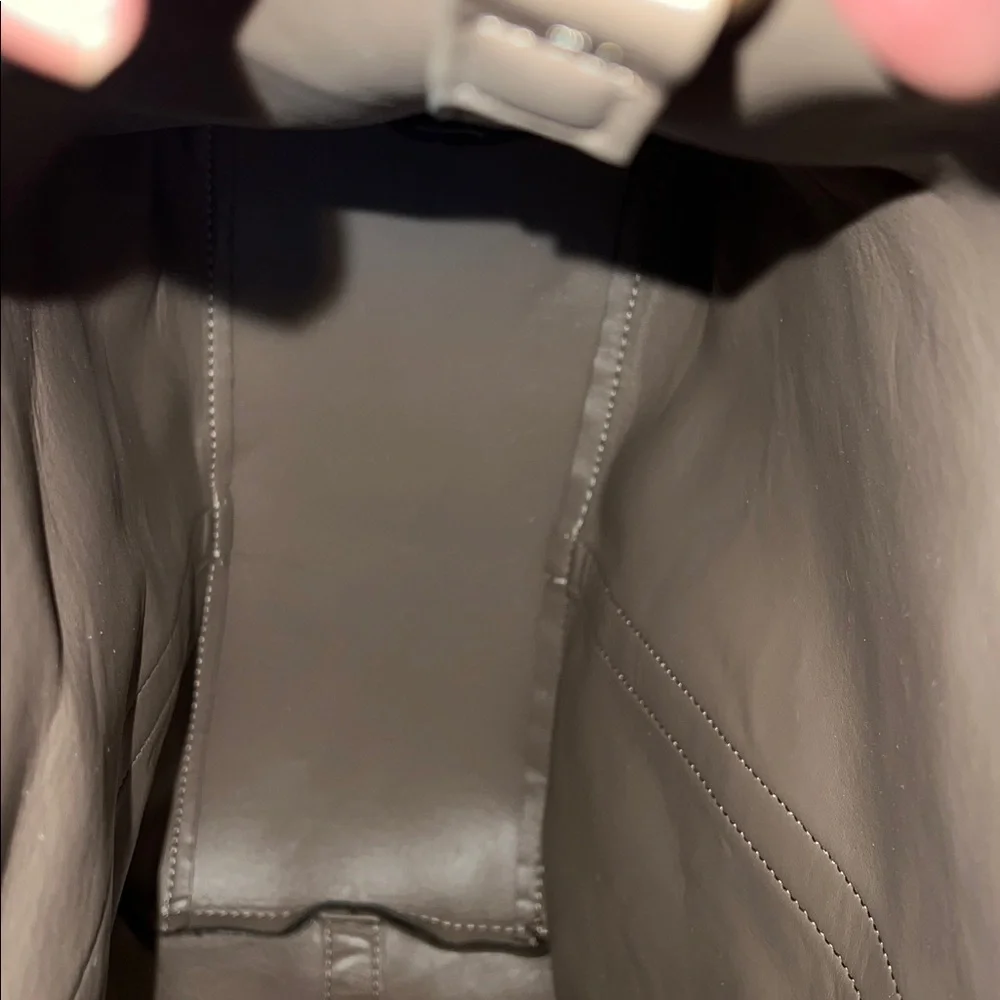 Old Navy Chocolate Brown Faux Suede Tote Bag - Picture 5 of 6